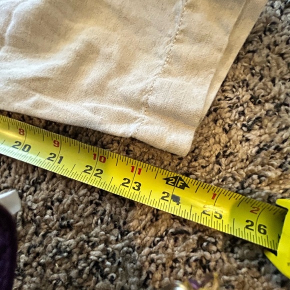 Madewell | Linen Blend Track Trousers in Natural L 30%off w♥️ #74 - Picture 7 of 8